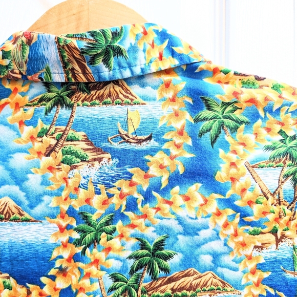 Hilo Hattie Hawaii Original Vtg Cotton Tropical Beach Vacation Shirt, S. HP! - Picture 10 of 15